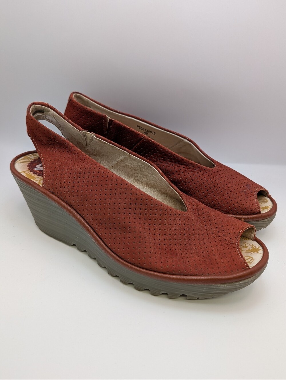 Fly London Yazu Wedge Slingback - Picture 1 of 14